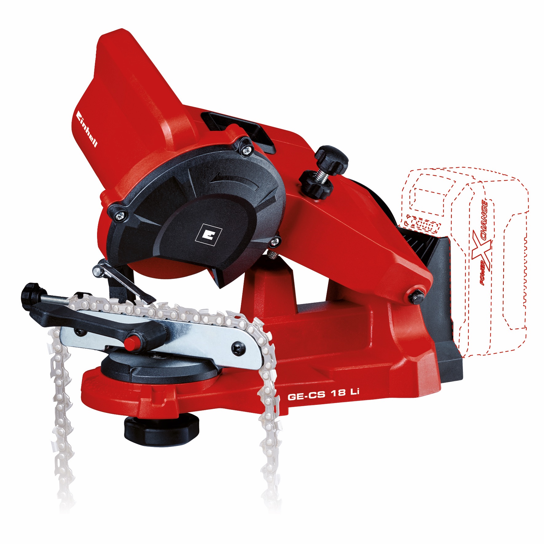 Kedjeslipmaskin Einhell GE-CS 18 Li Solo; 18 V (utan batteri och laddare)