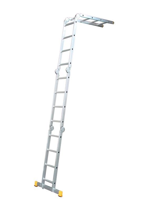 Mångfunktionell stege Forte tools 4413S; 4x4; 4,64 m