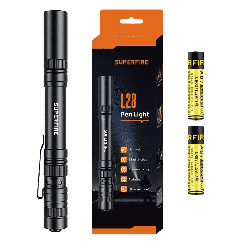 Ficklampa SUPERFIRE-L28; LED; 121 lm