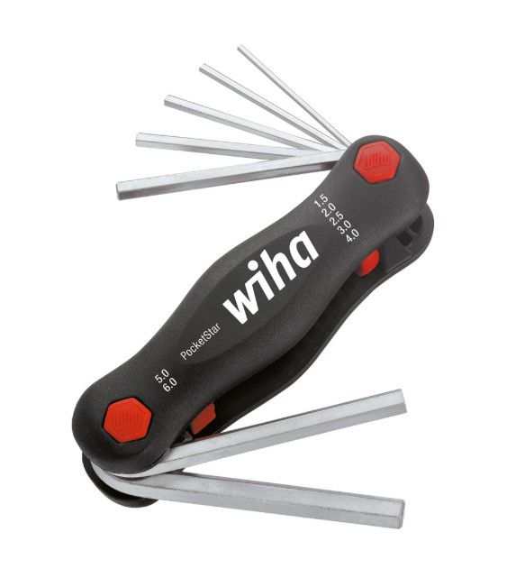 Insexnycklar Wiha WIH/351/PK7; 1,5-6 mm; 7 st.