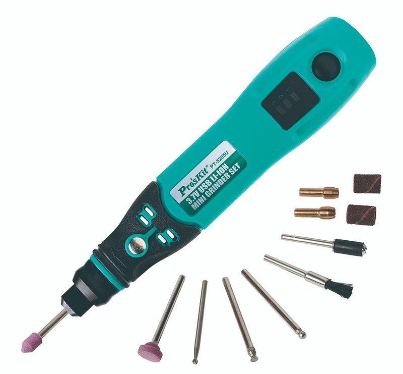 gravyrverktyg ProsKit PT-5205U; 3,7 V; 1x0,6 Ah batt.