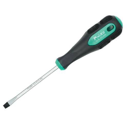 Platt skruvmejsel Proskit 9SD-207A; SL6; 100 mm