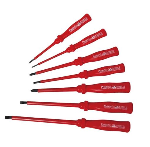 Skruvmejselsats Proskit 8PK-8100E; 7 st.