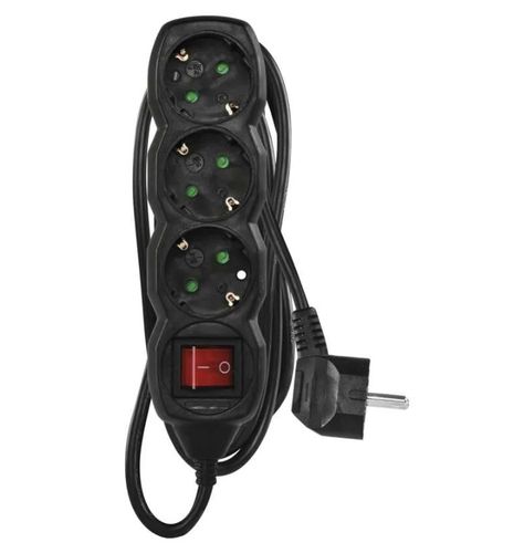 Förlängningssladd Emos PC1321R; 1,5 m;&nbsp;3x1,5 mm²