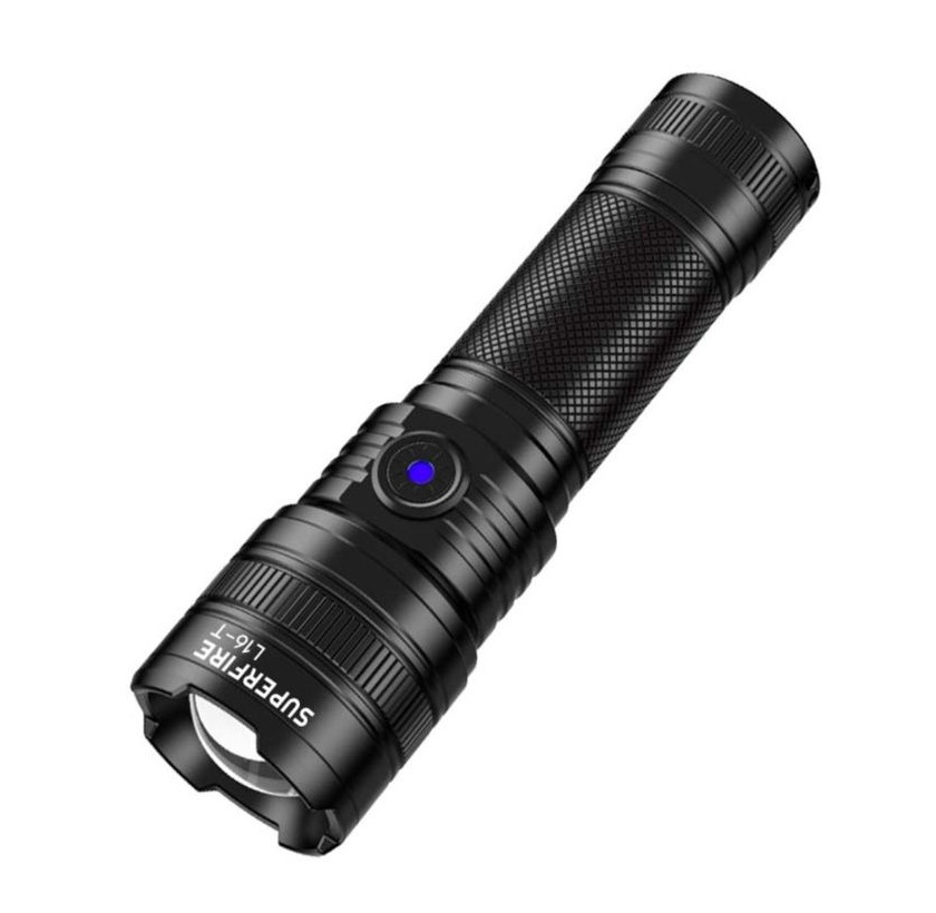 Ficklampa Superfire L16-T; LED; 890 lm
