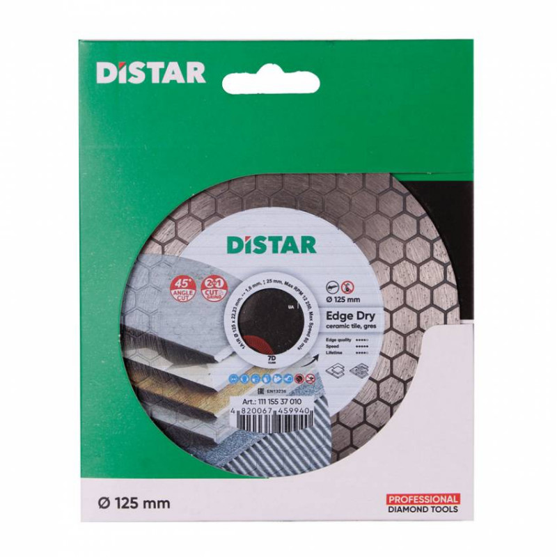 Diamantkapskiva DISTAR 11115537010; 125x22,23x1,6 mm
