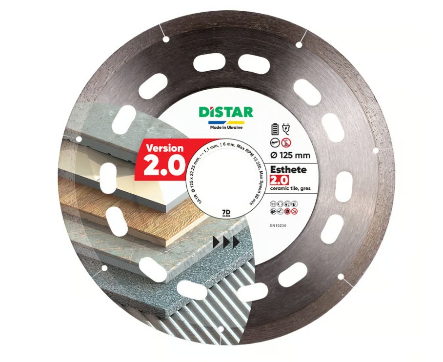 Diamantkapskiva DISTAR 10126024010; 125x22,23x1,1 mm
