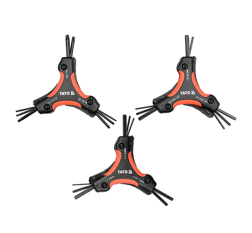 Insexnycklar Yato YT-05644; 26 st.