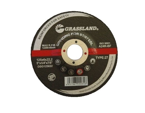 Slipskiva Grassland DSG1256022; 125x22,2x6 mm
