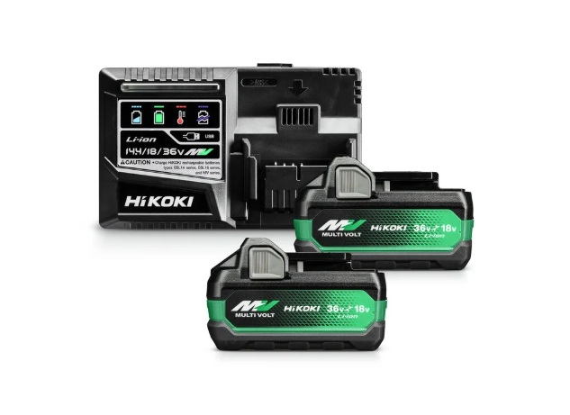 Tillbehörsset Hikoki UC18YSL3WHZ; 36/18 V; 2x2,5/5,0 Ah; Li-ion