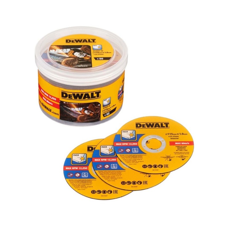 Kapskiva DeWalt DT20597-QZ; 115x22,23x1,0 mm; 50 st.