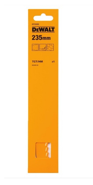 Tigersågsblad DeWalt DT2335-QZ; 235 mm; 25 TPI