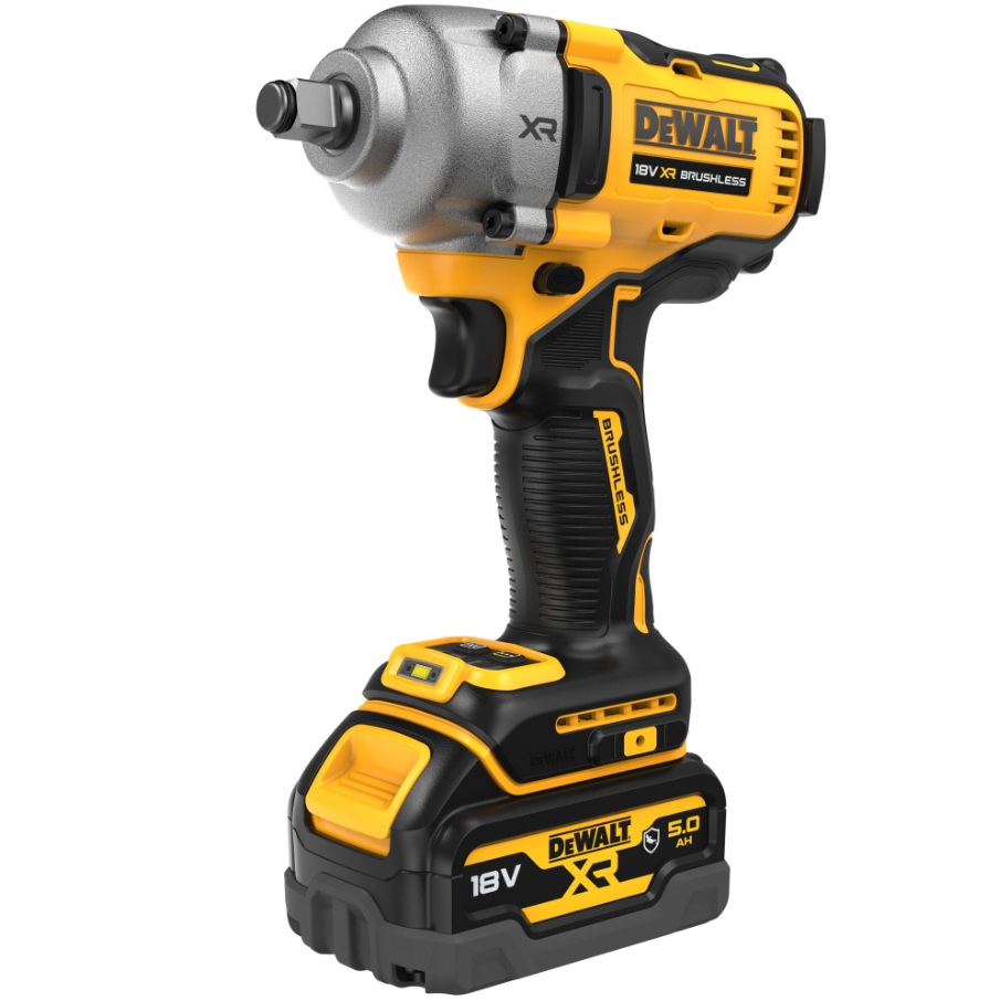 Slagmutterdragare DeWalt DCF891P2G-QW; 18 V; 1/2''; 2x5,0 Ah batt.