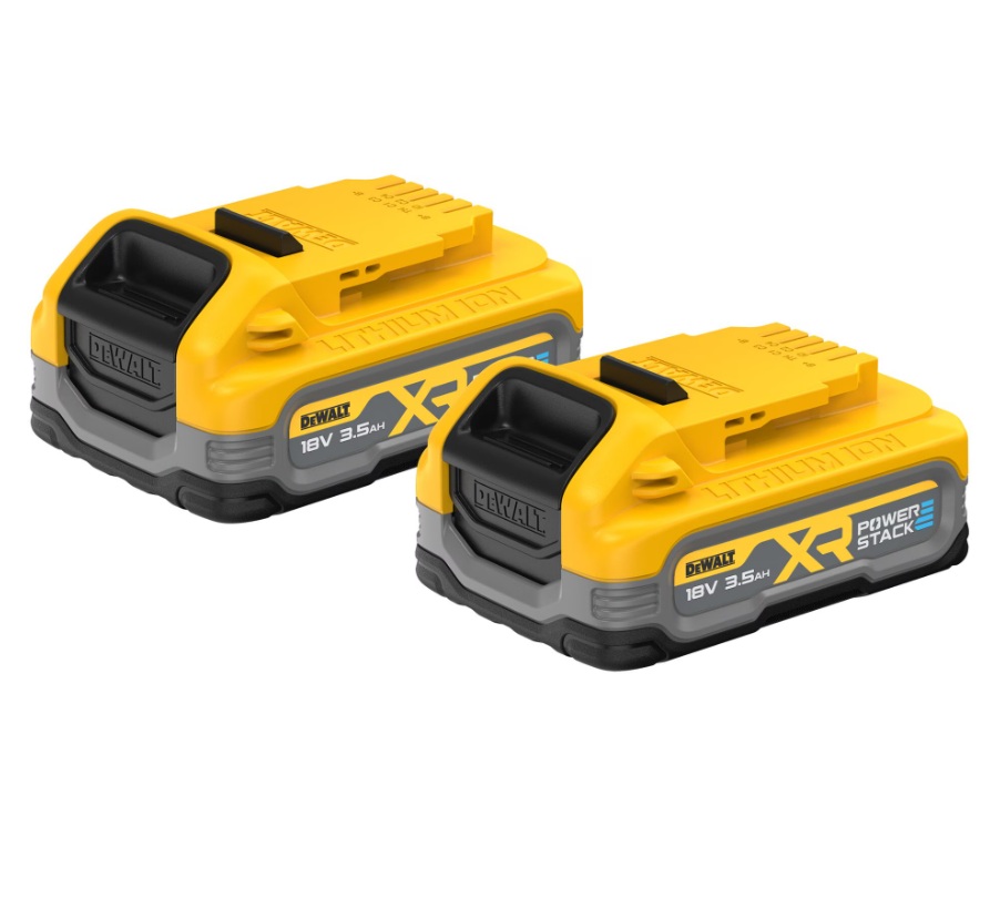 Batteri DeWalt DCBP318S2-XJ; 18 V; 3,5 Ah; Li-ion; 2 st.