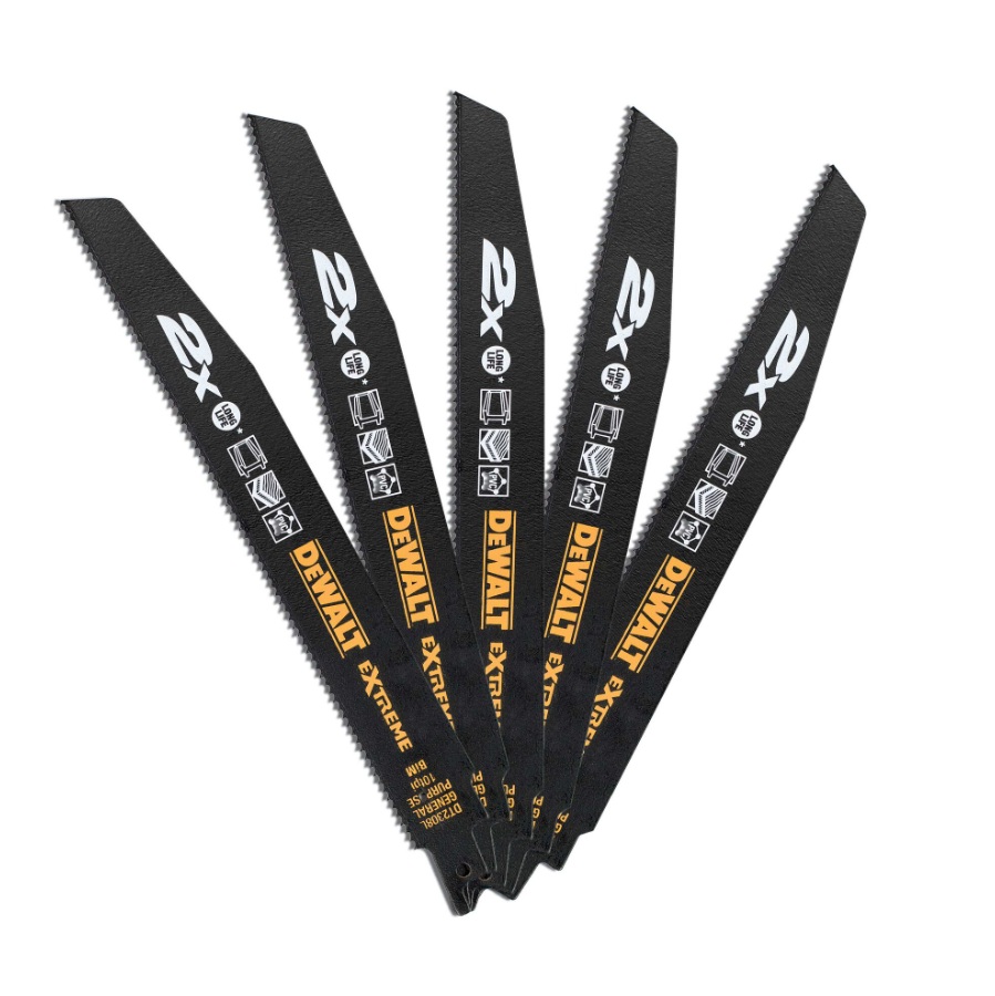 Tigersågsblad DeWalt DT2308L-QZ; 228 mm; 5 st.
