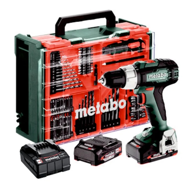 Skruvdragare/borr Metabo SB 18 L Set; 18 V; 2x2,0 Ah batt.