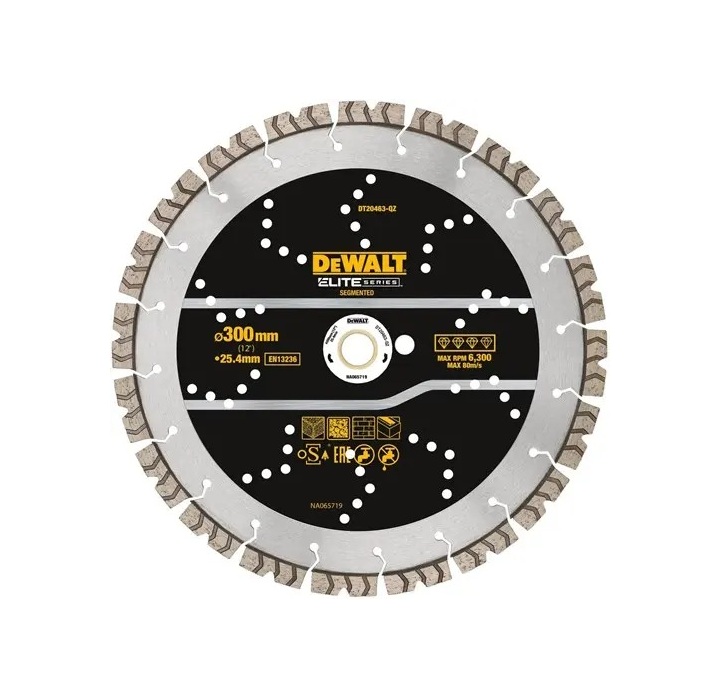 Diamantkapskiva DeWalt DT20463-QZ; 300x25,4x3,8 mm