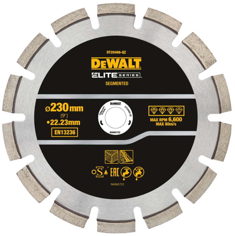 Diamantkapskiva DeWalt DT20466-QZ; 230x22,23 mm