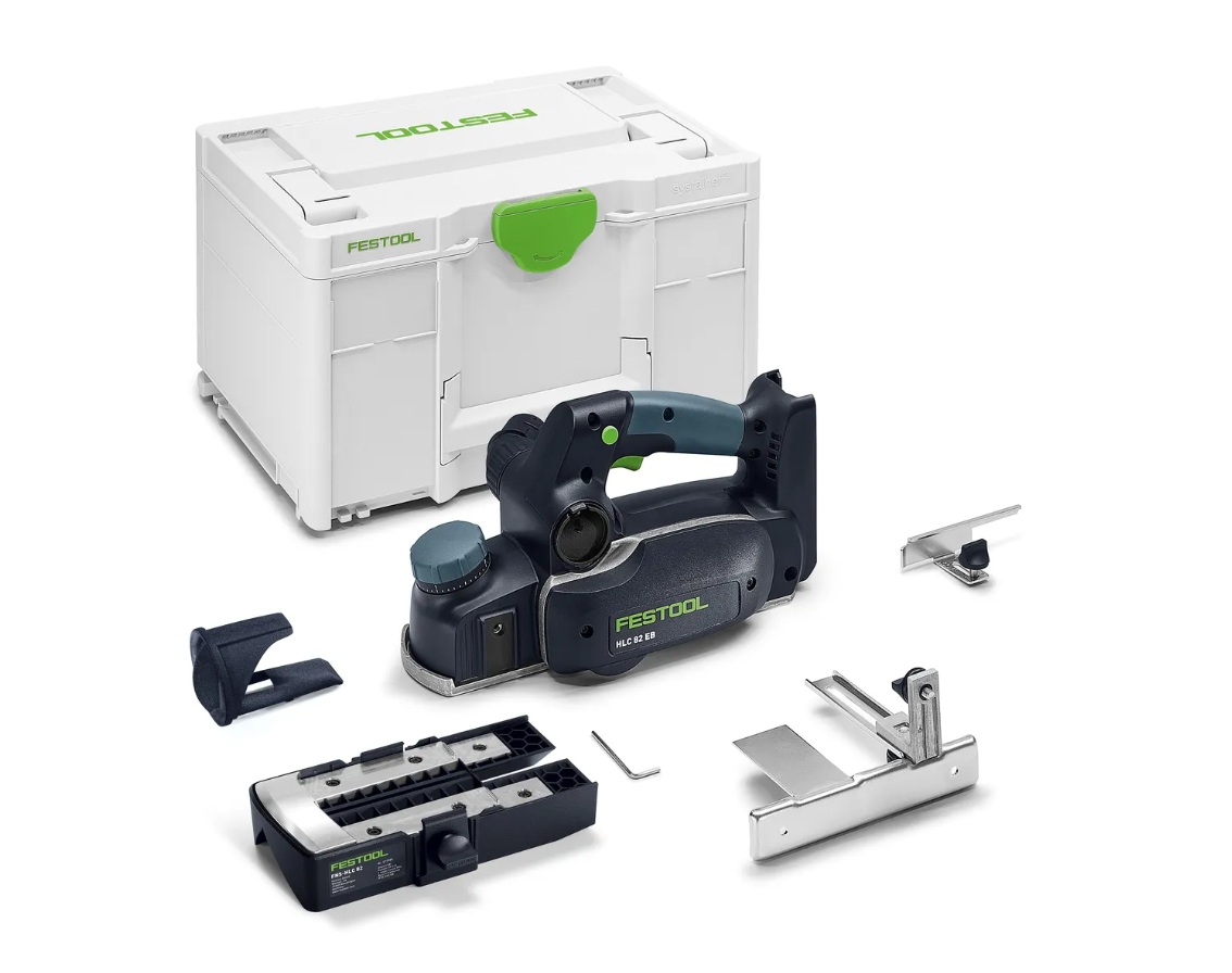 Batteridriven hyvel Festool HLC 82 EB-Basic-Set; 18 V (utan batteri och laddare)