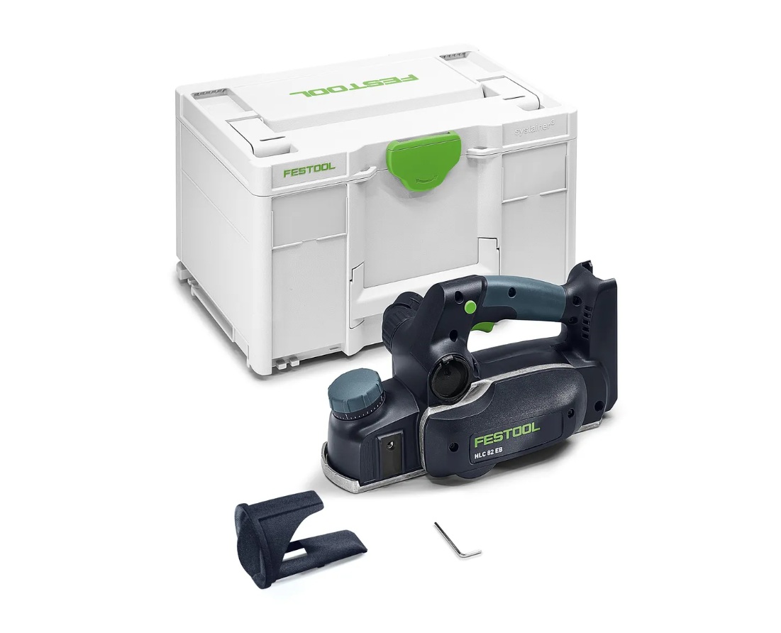 Batteridriven hyvel Festool HLC 82 EB-Basic; 18 V (utan batteri och laddare)