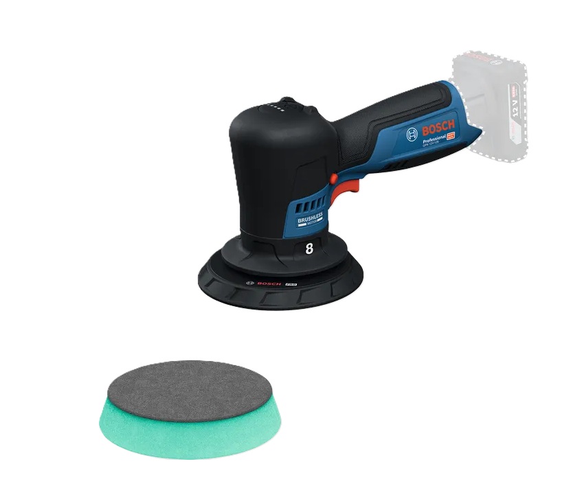 Polermaskin Bosch PRO GPX 12V-125; 12 V; 125 mm (utan batteri och laddare)