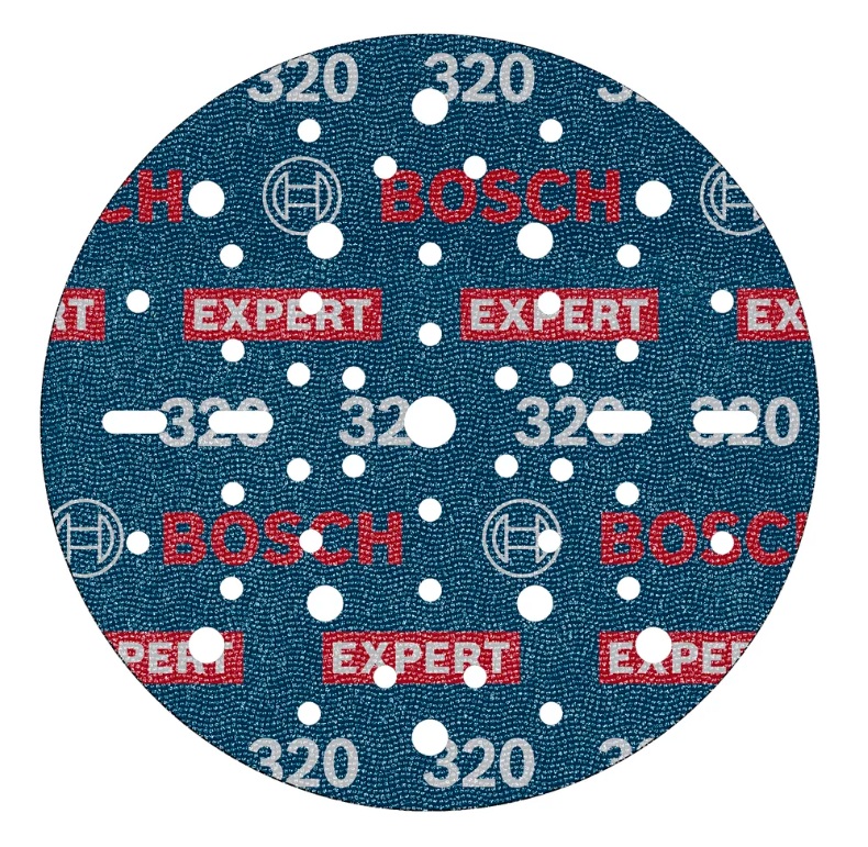 Sandpapper för excenterslipar Bosch 2608902446; 150 mm; P320; 6 st.