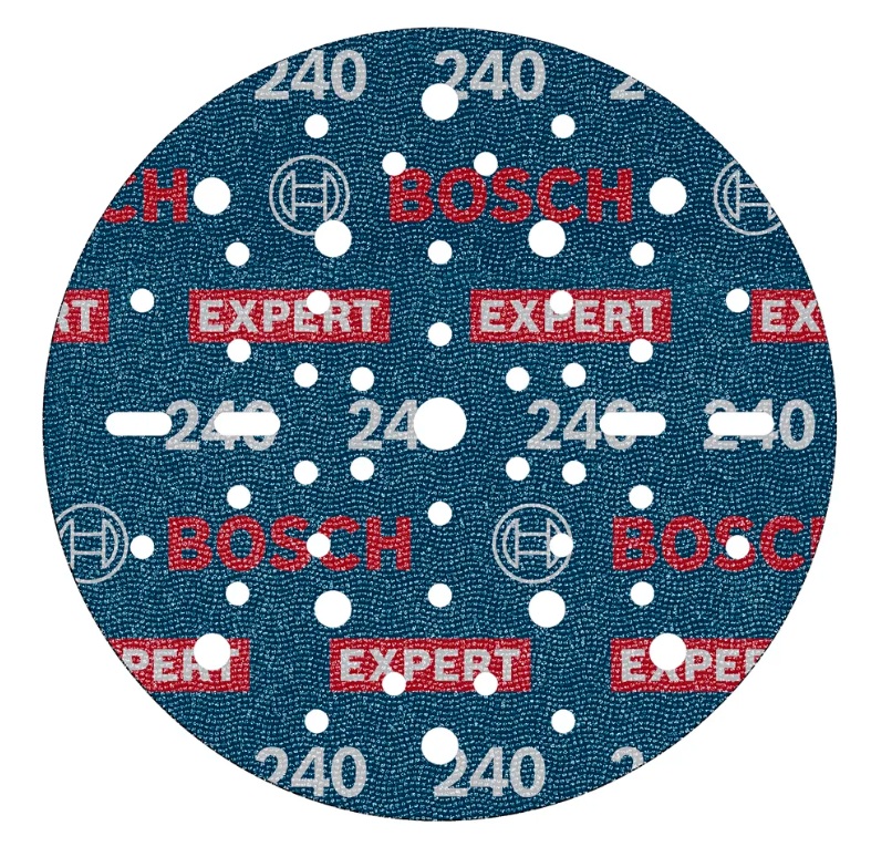 Sandpapper för excenterslipar Bosch 2608902445; 150 mm; P240; 6 st.