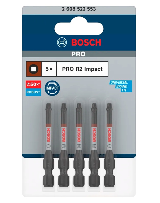 Impulsvridmunstycke Bosch 2608522553; R2; 55 mm; 5 st.
