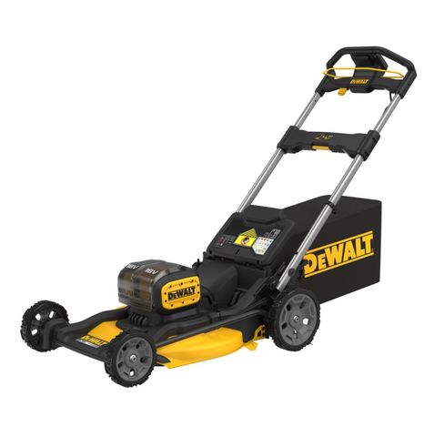 Batteridriven gräsklippare DeWalt DCMWP134N; 2x18 V (utan batteri och laddare)