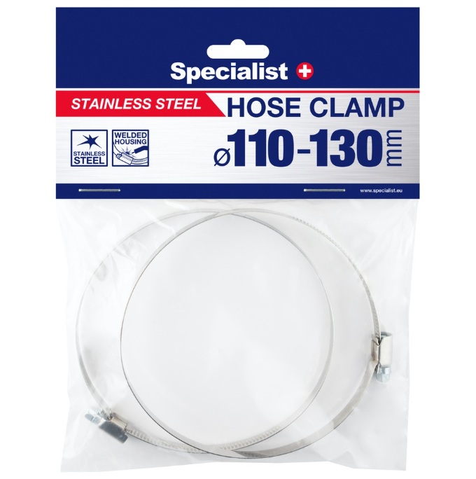 Slangklämma  Specialist+ 11 069 130-2; 110-130 mm; 9 mm; 2 st.