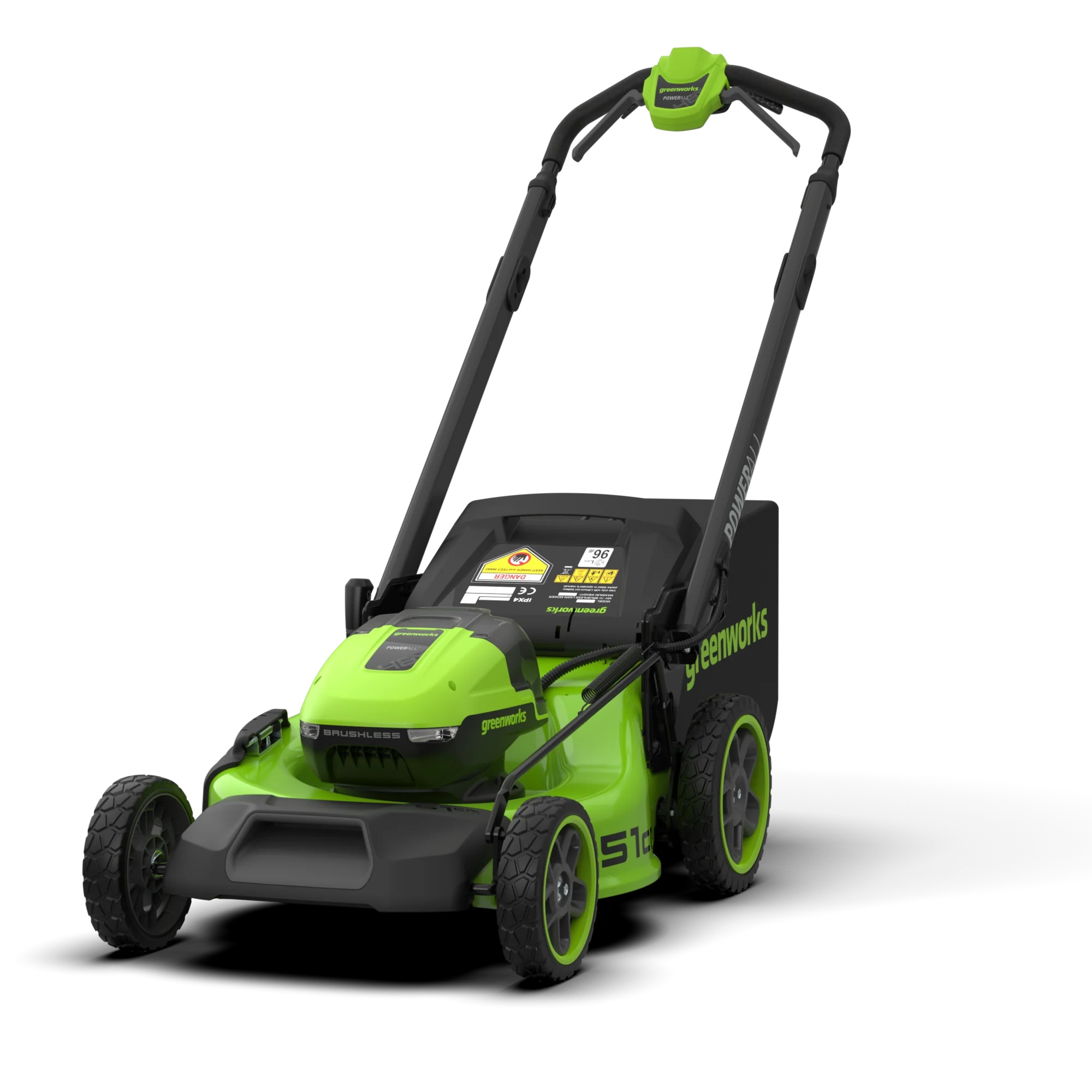 Batteridriven gräsklippare självgående Greenworks LM5102SA1; 48 V; 51 cm (utan batteri och laddare)