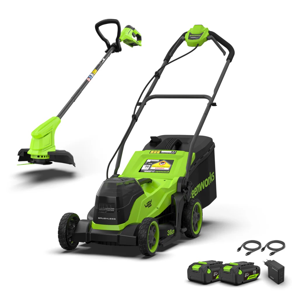 Verktygspaket Greenworks MTCK24B421-01; 48 V; 2x4,0 Ah batt.