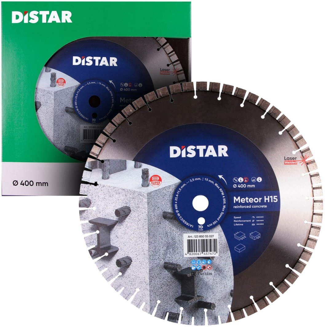 Diamantkapskiva DISTAR 12385055027; 400 mm; 3,5/2,5 mm; 25,4 mm
