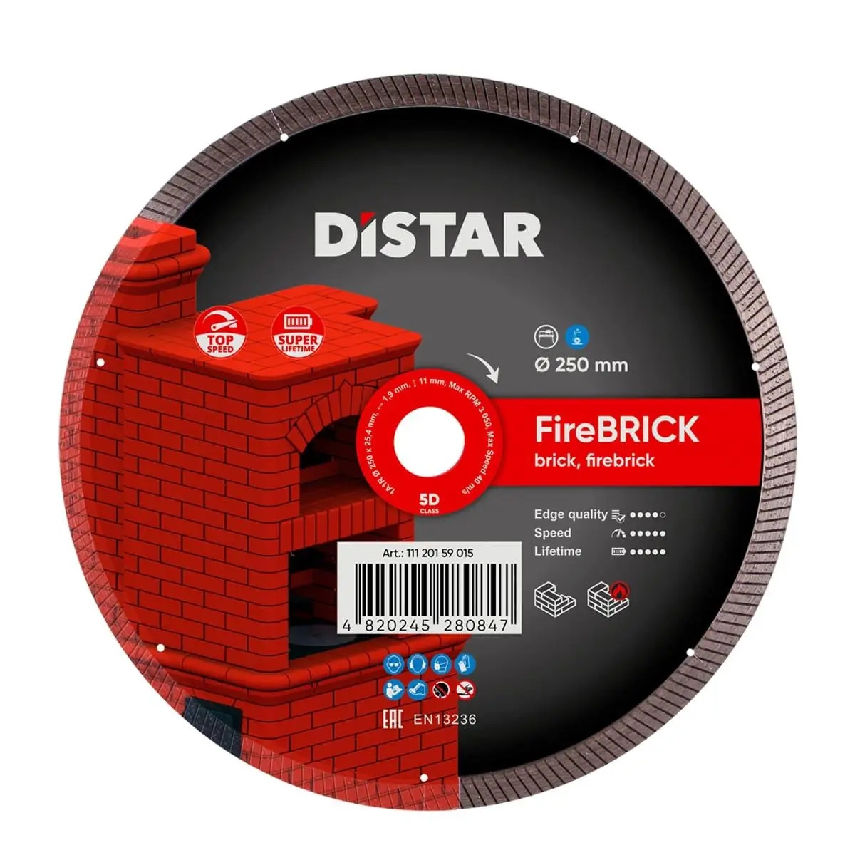 Diamantkapskiva DISTAR 11120159015; 250 mm; 1,9 mm