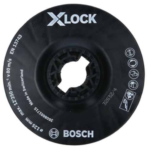 Slipplatta Bosch X-LOCK, 125 mm medium hård
