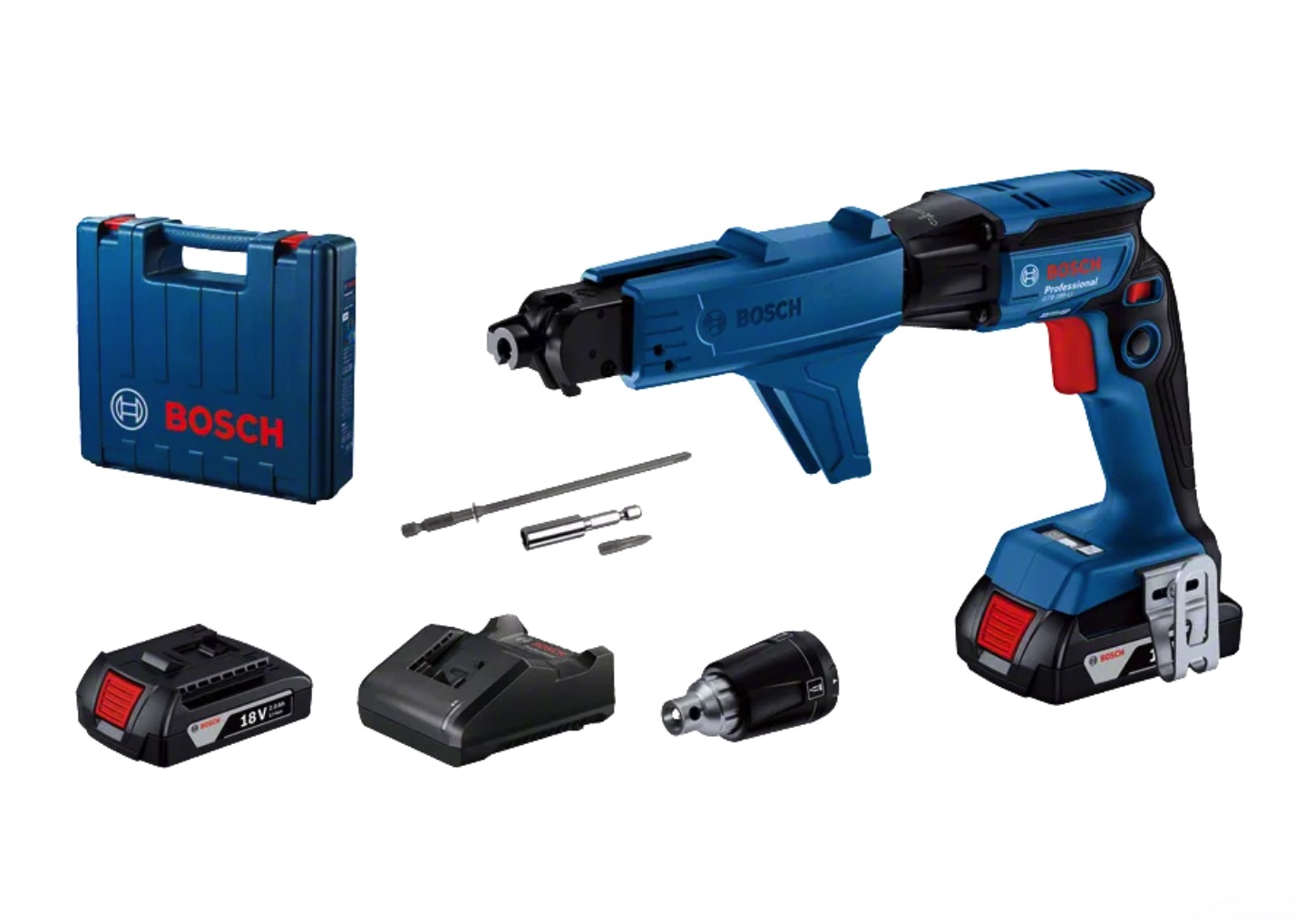 Batteridriven skruvdragare Bosch GTB 185-Li; 18 V; 2x2,0 Ah batt.