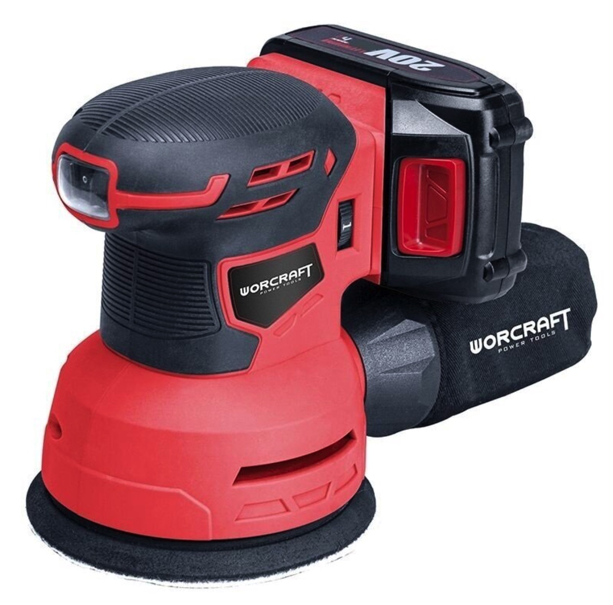 Excenterslip Worcraft CRS-S20Li; 20 V; 1x4,0 Ah batt.