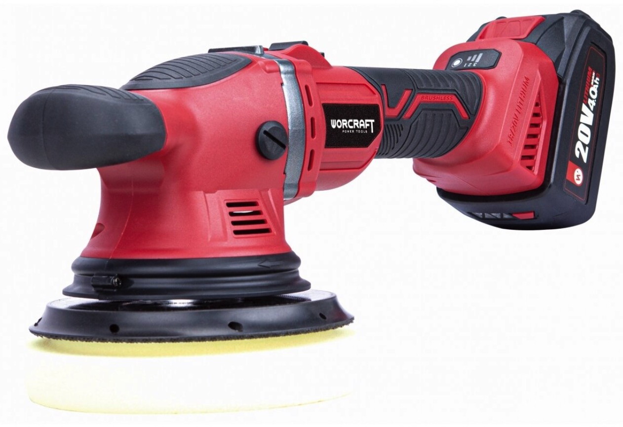 Polermaskin Worcraft COP-S20LiB; 20 V; 1x4,0 Ah batt.