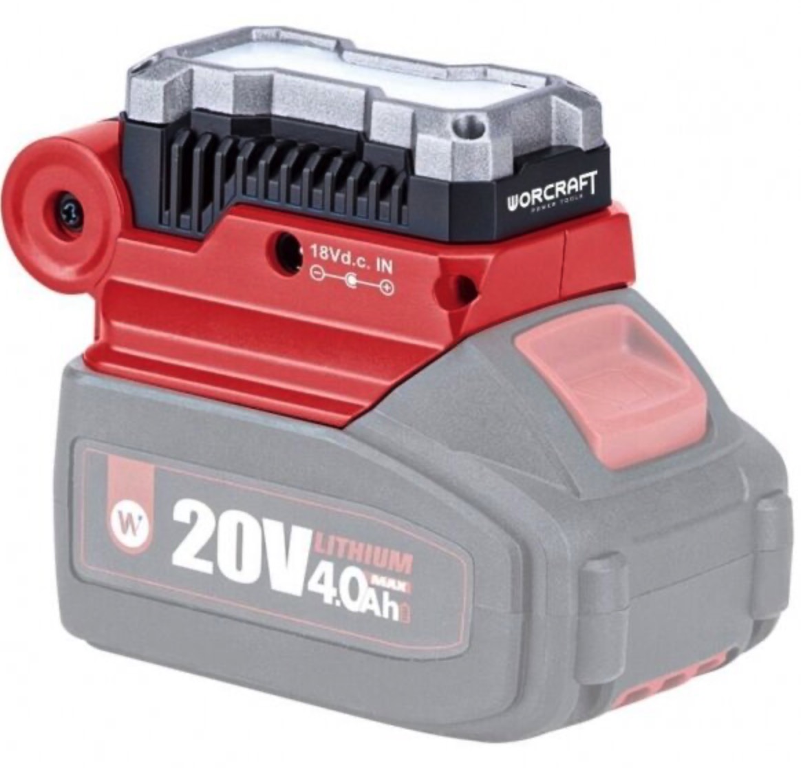 Batteriadapter Worcraft CUA-S20Li; 20 V -> USB; För laddning av telefonbatterier