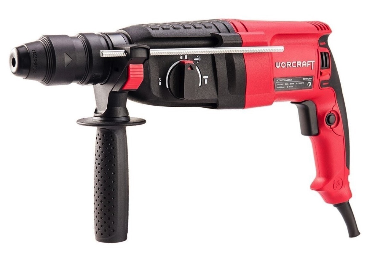 Borrhammare Worcraft RH0926D; 900 W; 3,2 J; SDS-plus; med tillbehör