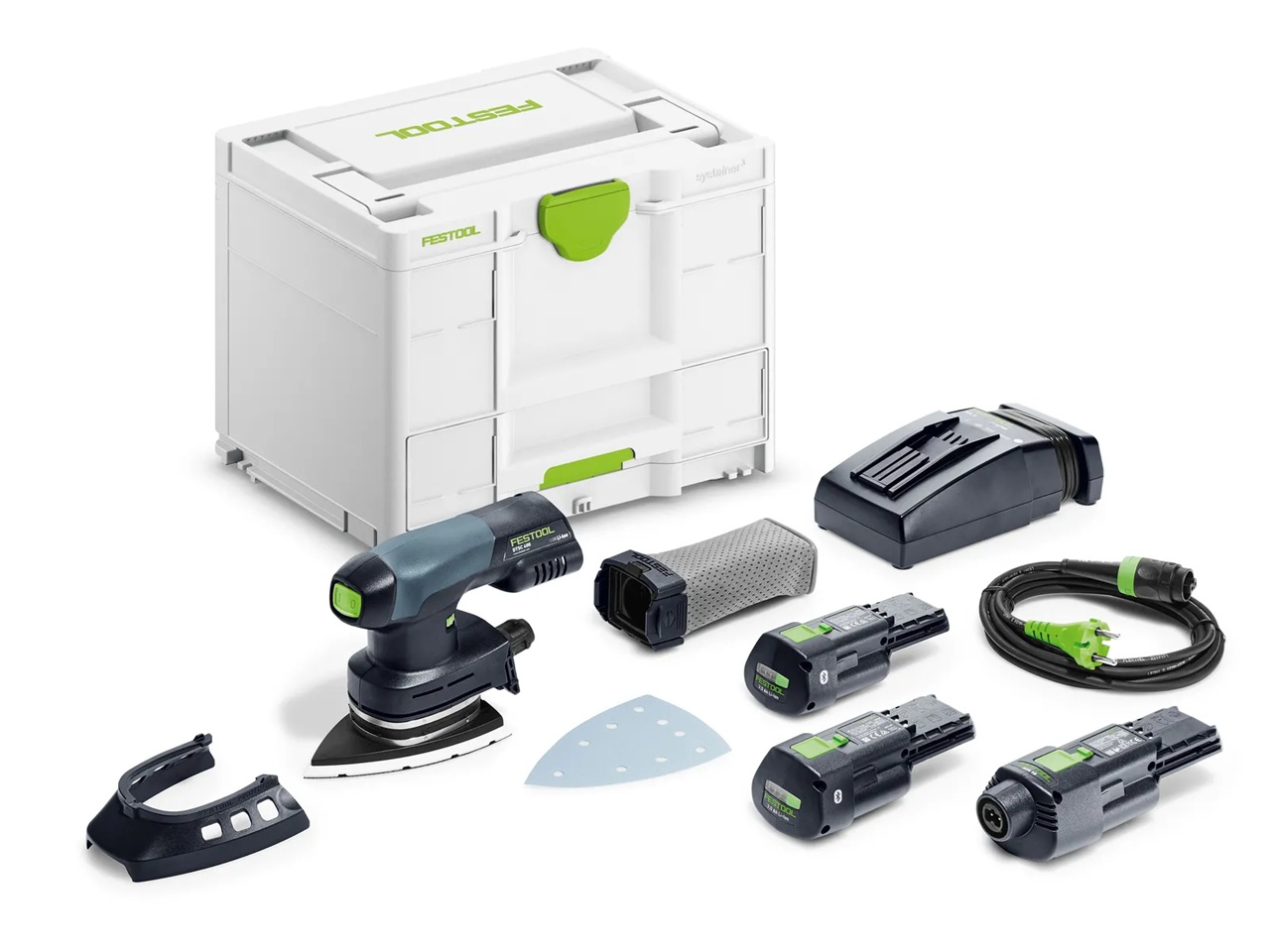 Batteridriven multislip Festool DTSC 400 3,0 I-Set; 18 V; 2x3,0 Ah batt.