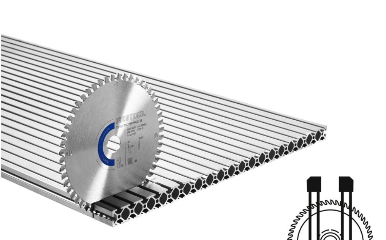 Sågklinga för aluminium Festool 205555; 160x1,8x20 mm; Z52; -5°