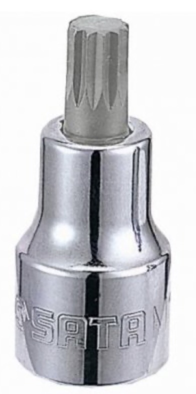 Hylsa med spindel Sata S24802; 1/2''; M6