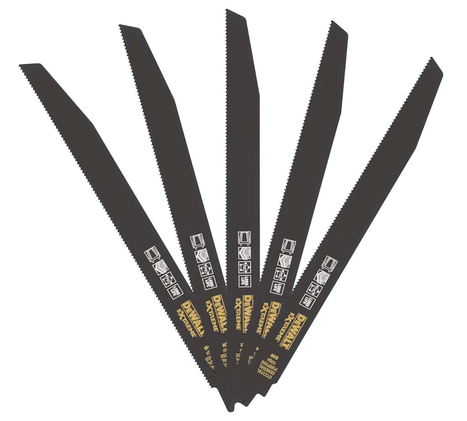 Tigersågsblad DeWalt DT2316L-QZ; 305 mm; 5 st.