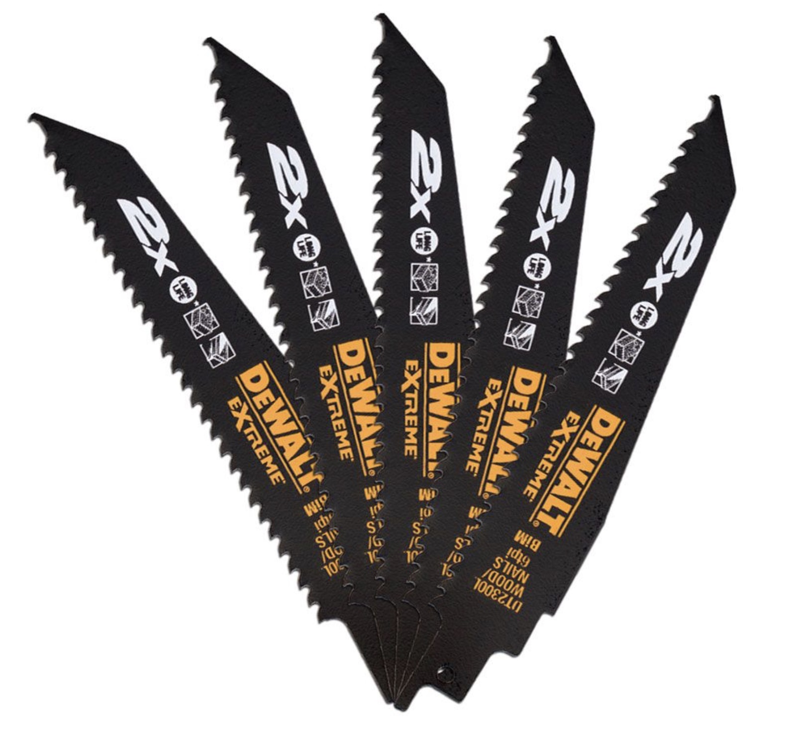Tigersågsblad DeWalt DT2300L-QZ; 152 mm; 5 st.