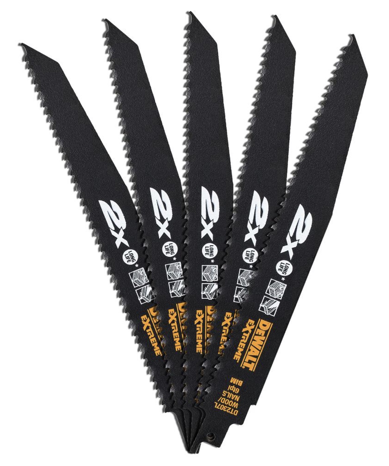 Tigersågsblad DeWalt DT2301L-QZ; 152 mm; 5 st.