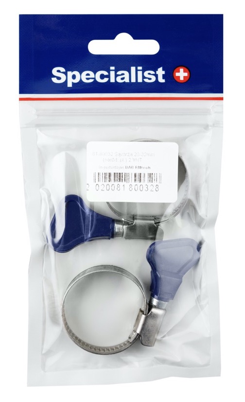Slangklämma  Specialist+ 11 087 032-2; 20-32 mm; 2 st.