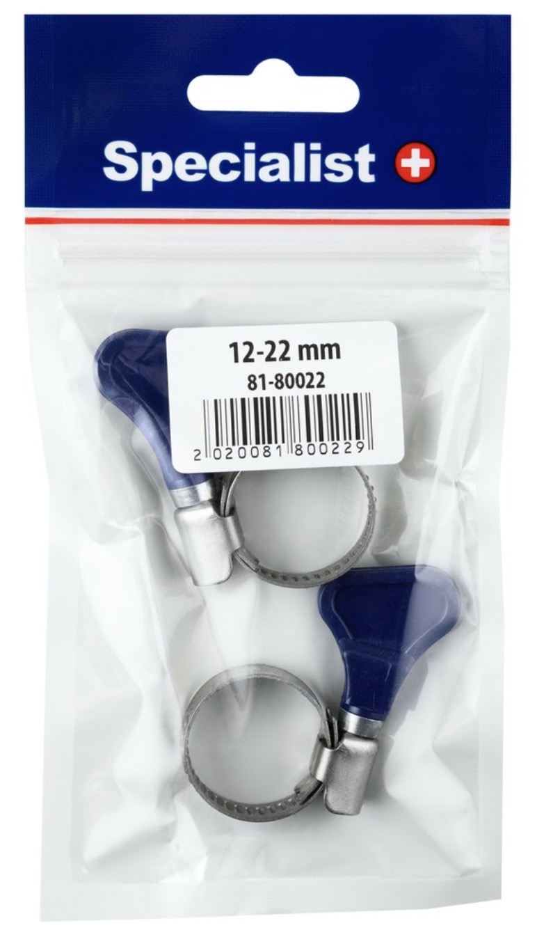 Slangklämma  Specialist+ 11 087 022-2; 12-22 mm; 2 st.