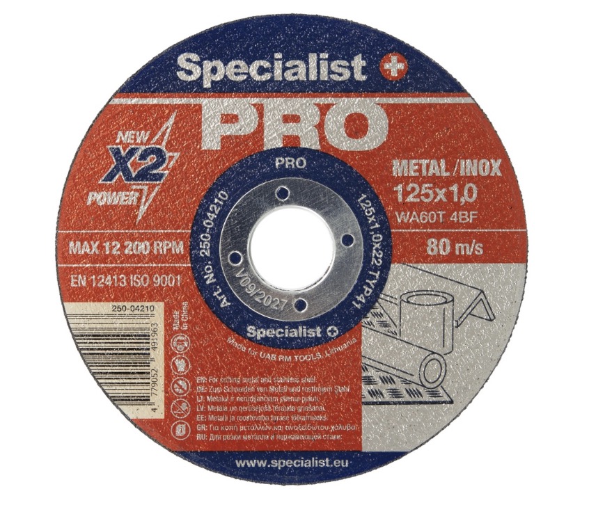 Sågklinga för metall Specialist+ PRO; 125x1x22 mm