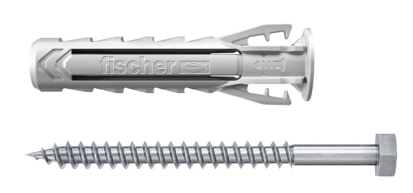 Plugg med skruv Fischer SX Plus S; 10x50 mm; 5 st.